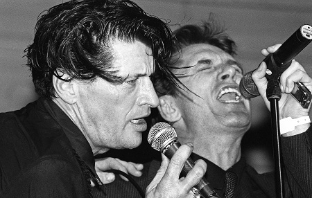 Foto Herman Brood en Henny Vrienten